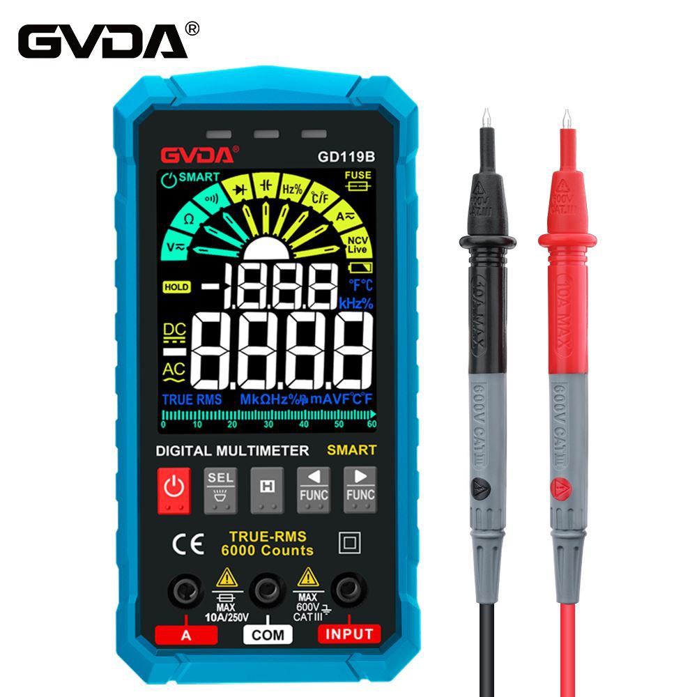 1. Digital multimeter blue color 1. Digital multimeter blue color
