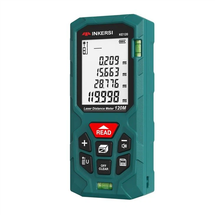 Mesure de distance laser de 120 m avec mesure en temps réel