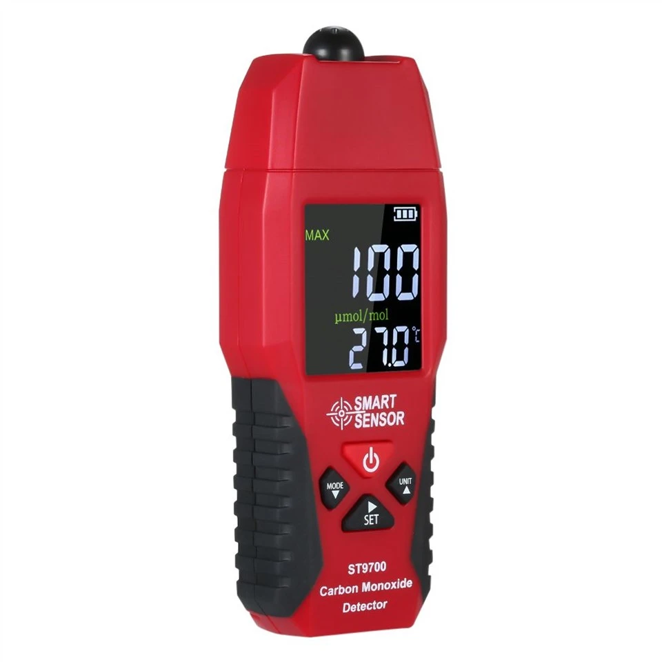 Compteur de monoxyde de carbone de gaz CO portable