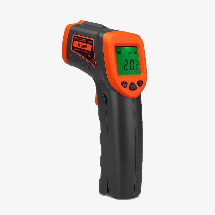 Alarme lumineuse de thermomètre IR numérique sans contact