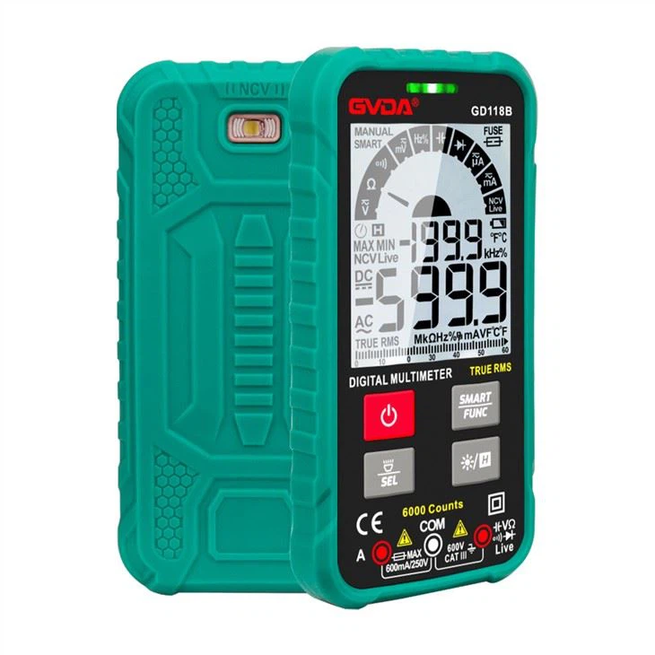 Multimètre numérique intelligent Auto True RMS