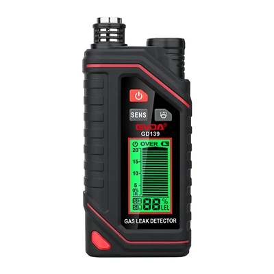 Détecteur de gaz naturel rechargeable avec sonde extensible